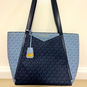 Blue Michael Kors bag, used once